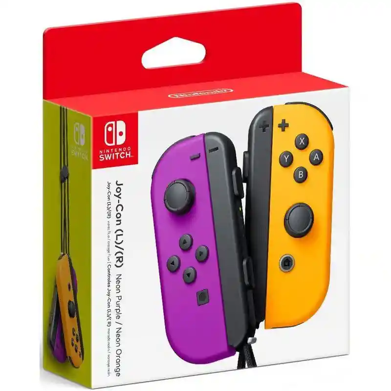 Joycon Para Nintendo Switch (naranja-morado)