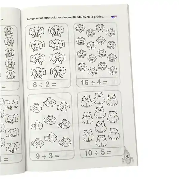 Kit Aprende Practica Multiplicación Y División Para Niños