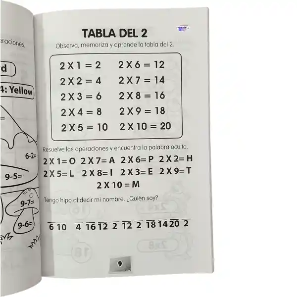 Kit Aprende Practica Multiplicación Y División Para Niños