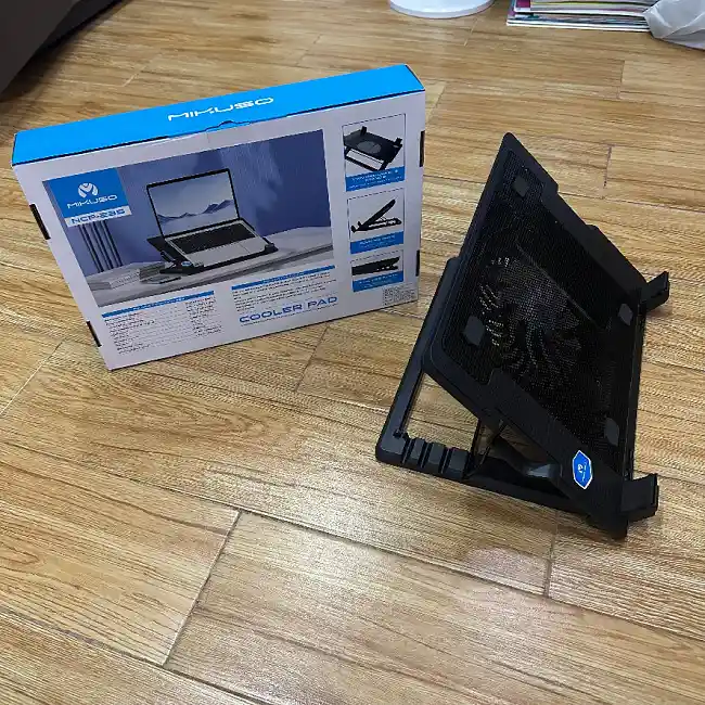 Base Refrigerante Ventilador Reclinable 5 Posiciones Ultra Silenciosa Conexion Usb-hasta 17 Pc Consolaspulgadas