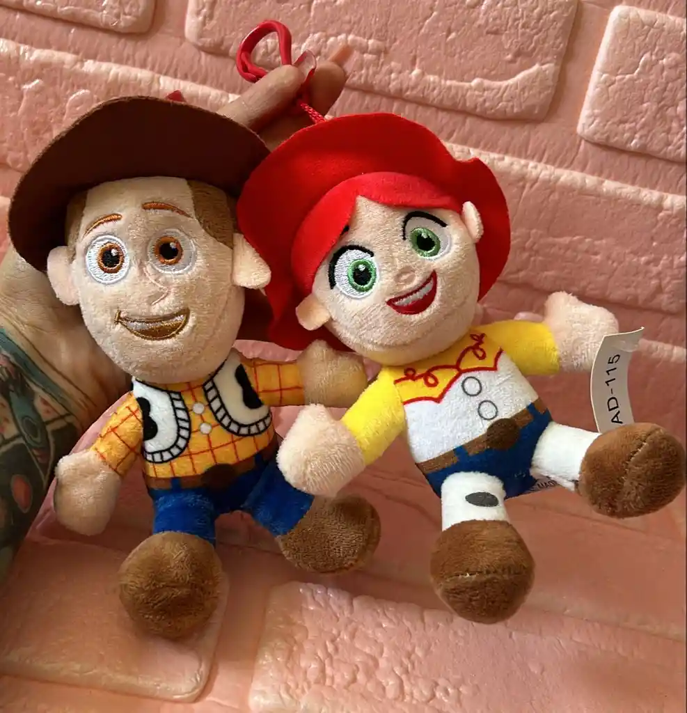 Llavero Peluche X2 Toy Story / Sheriff Woody / Jessie