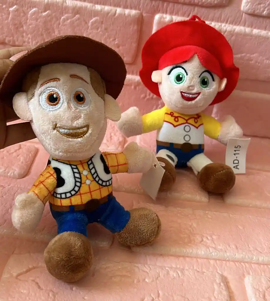 Llavero Peluche X2 Toy Story / Sheriff Woody / Jessie