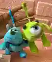 Llavero Peluche X2 Monsters Inc / Mike Wazowski / Sullivan