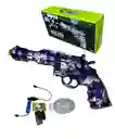 Revolver Calibre 38 Lanzador De Esferas De Hidrogel Recargable Color Violeta Oscuro