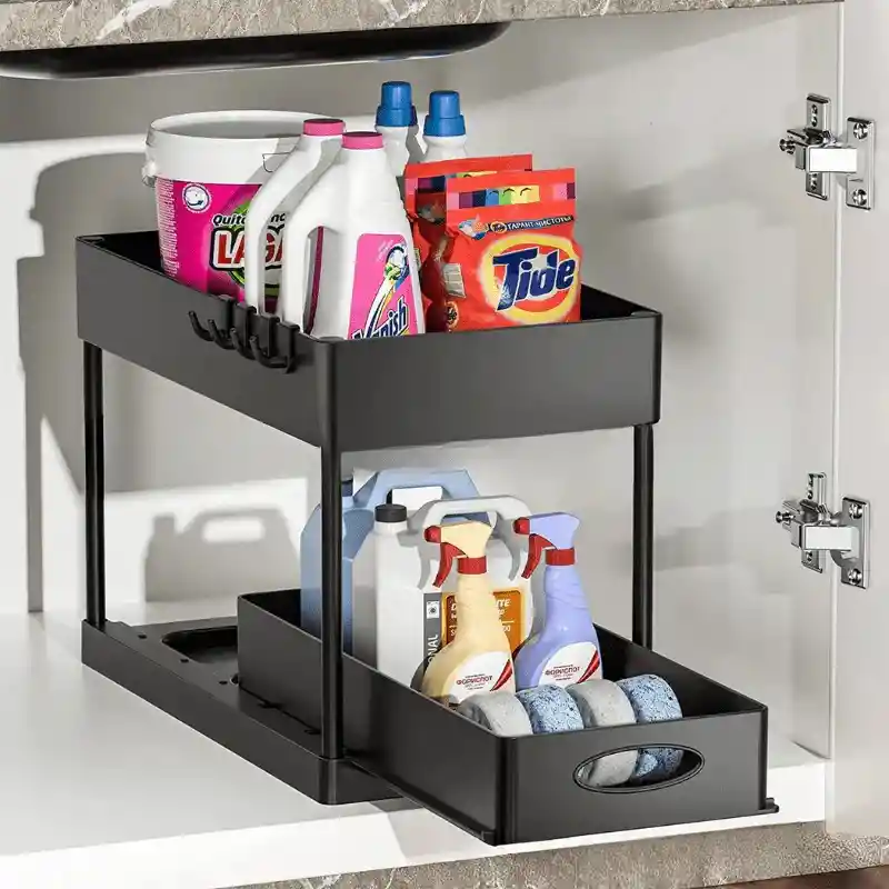 Organizador Deslizante Para Cocina 2 Pisos