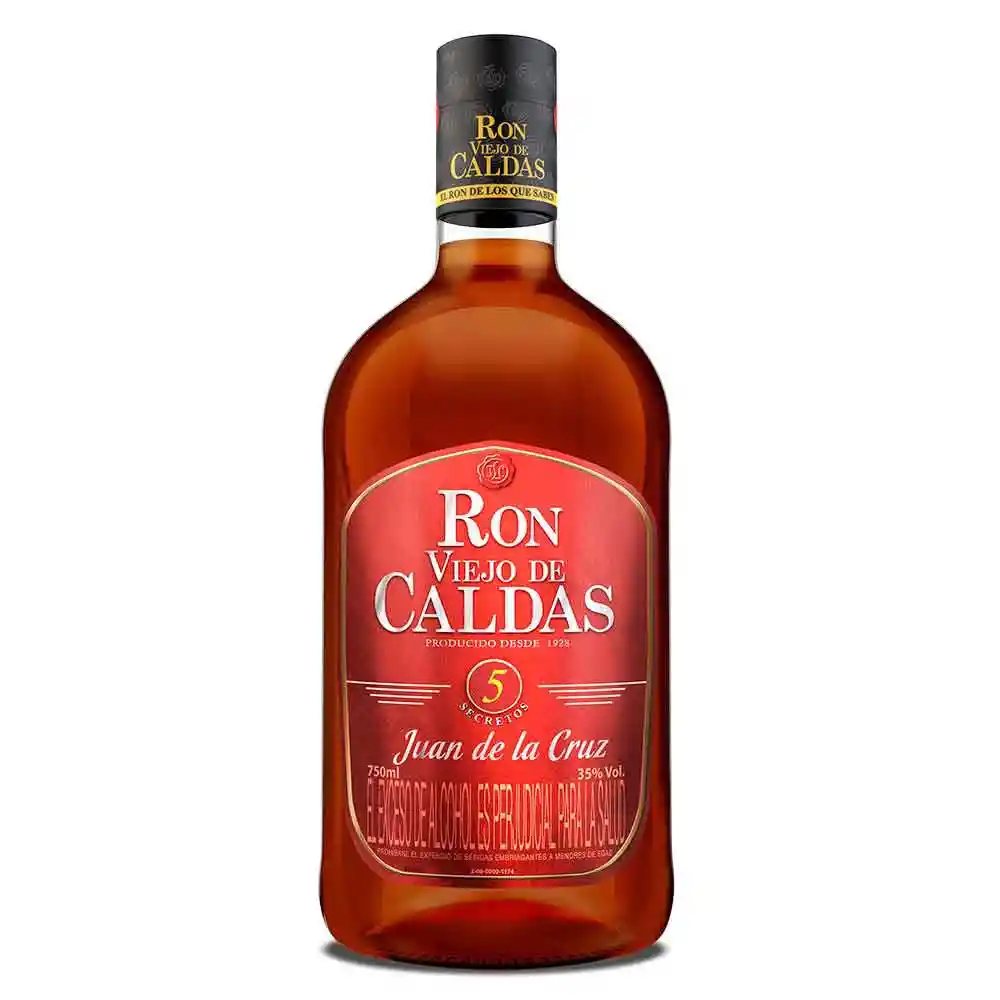 Ron Viejo De Caldas Juan De La Cruz 5 Años 750 Ml