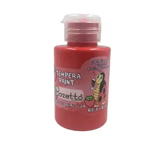 Bozetto Pintura Academica - 120g, Rojo