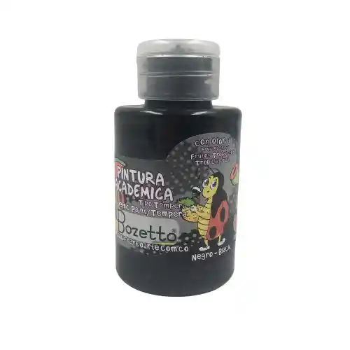 Bozetto Pintura Academica - 120g, Negro