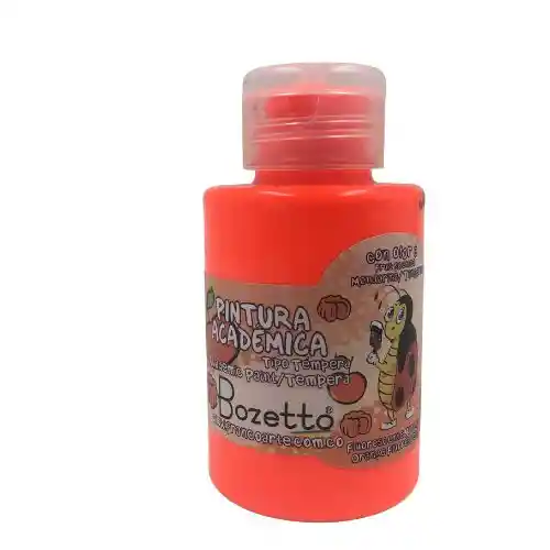 Bozetto Pintura Academica - 120g, Naranja Fluorescente