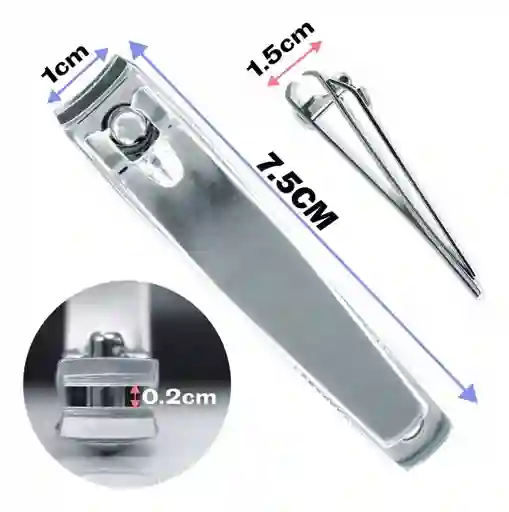 Corta Uñas Trim Grande De Acero Inoxidable
