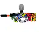 Fusil P-90 Lanzado De Esferas De Hidrogel Recargable Multicolor