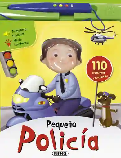 Libro Infantil Interactivo Pequeño Policía Preguntas Niños