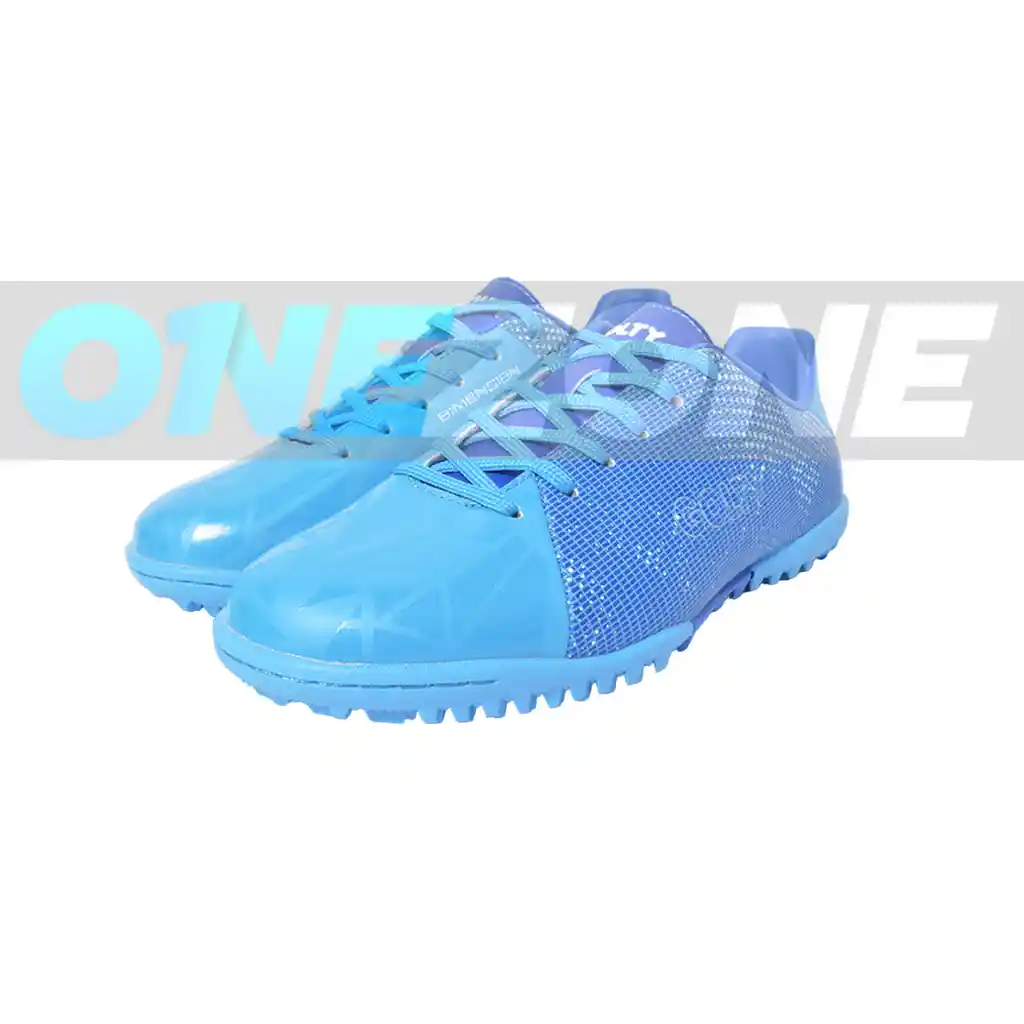 Zapatillas Turf Golty Junior Formación Dimension-f5 Talla: 13/ Azul