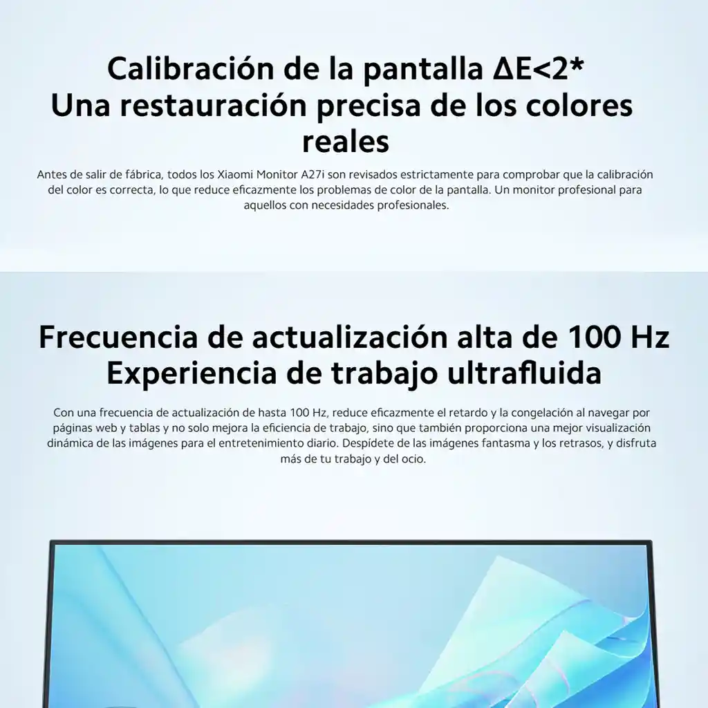 Xiaomi Monitor A27i Pantalla Ips 178° Full Hd 1080p 100hz