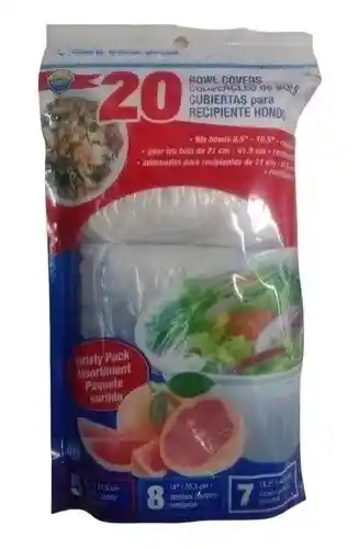 Cubiertas Para Recipiente Hondo X 20 Unidades