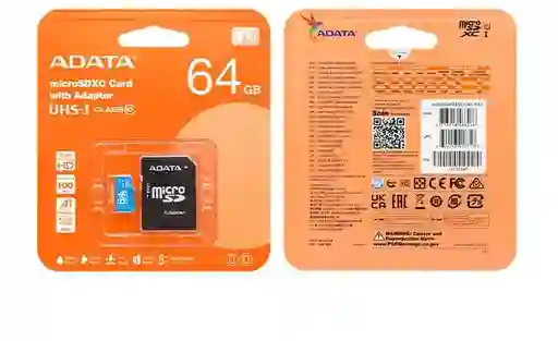 Memoria Micro Sd Adata 64gb Clase 10