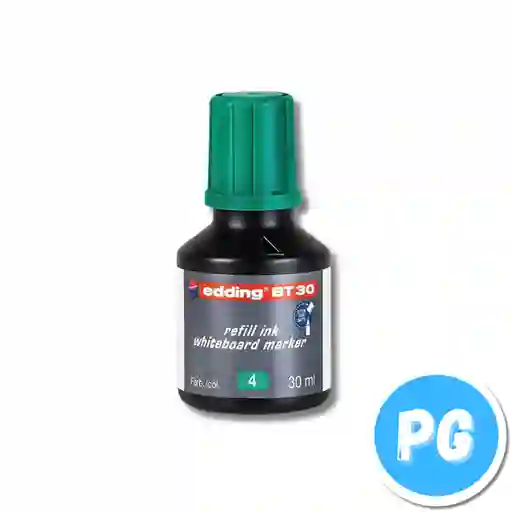 Tarro De Tinta Edding 30ml Verde Para Marcador Borrable