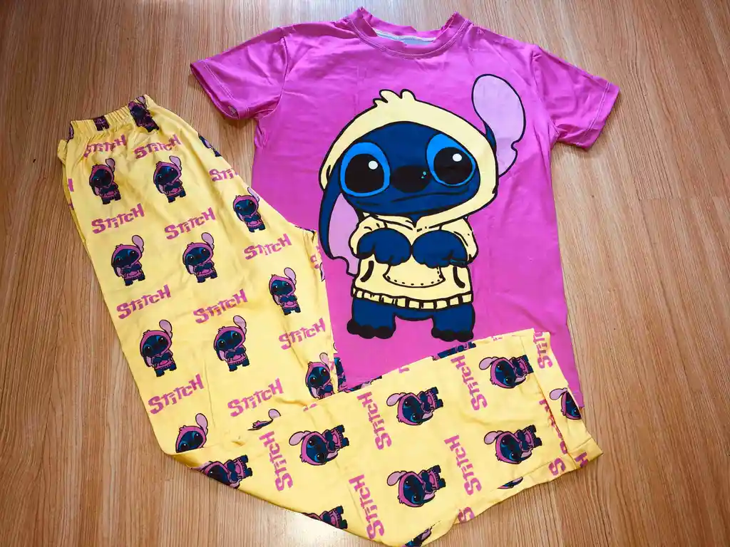 Pijama Dama Stitch Talla S