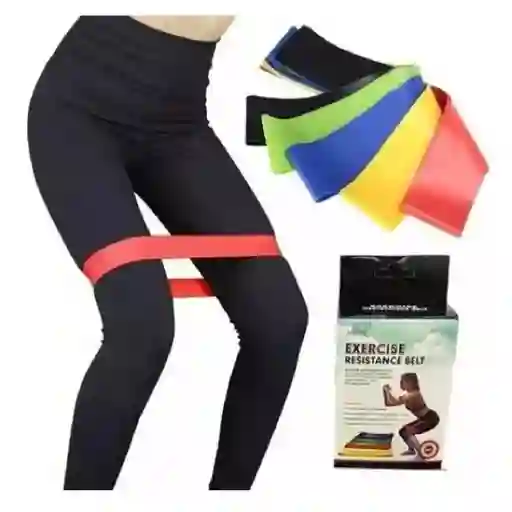 Bandas Elásticas Kit X5 Resistentes Fitness