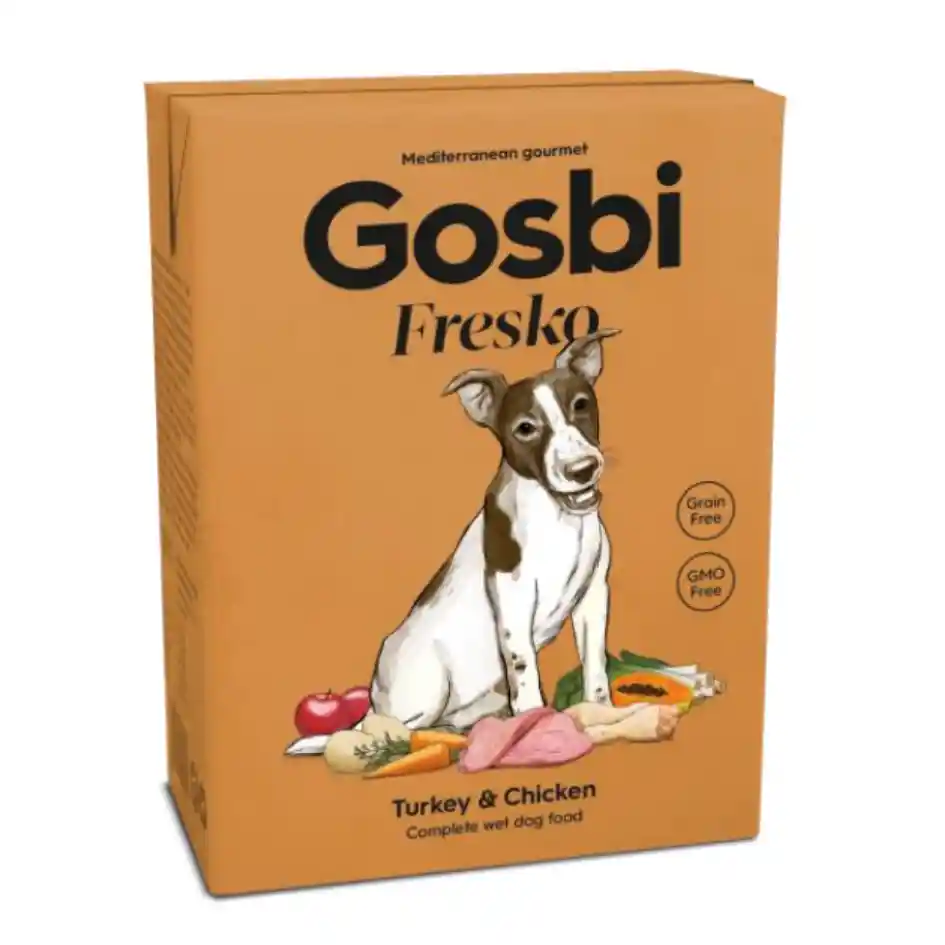 Gosbi Fresko Turkey Chicken Perro 375 Gr.	