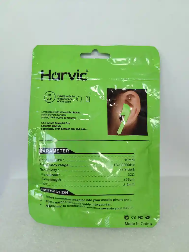 Audifonos Harvic Eh-512 Verde