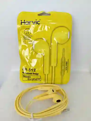 Audifonos Harvic Eh-512 Amarillo