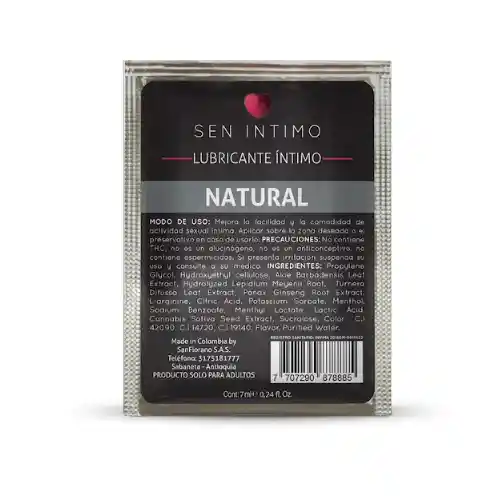 Lubricante Intimo Neutro Sen (7ml)