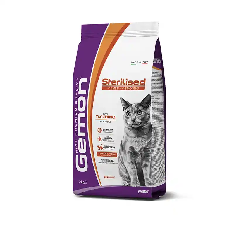 Gemon Cat Sterilized With Turkey 2 Kg