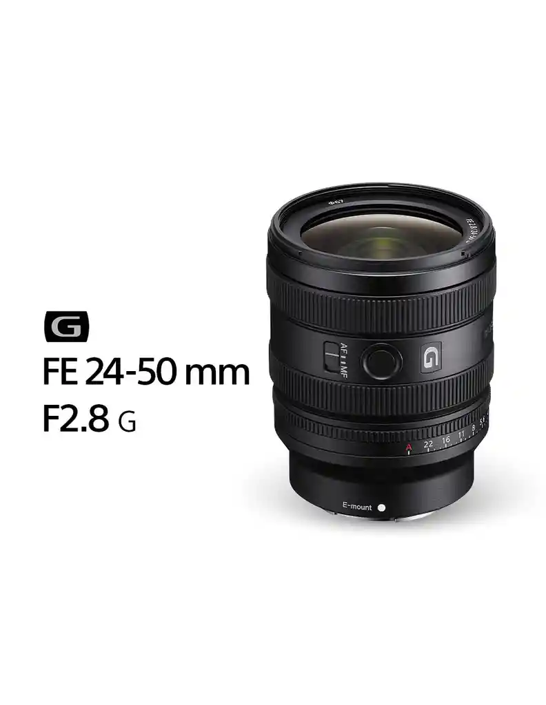 Lente Sony Fe 24-50 Mm F2.8 G | Sel-2450g