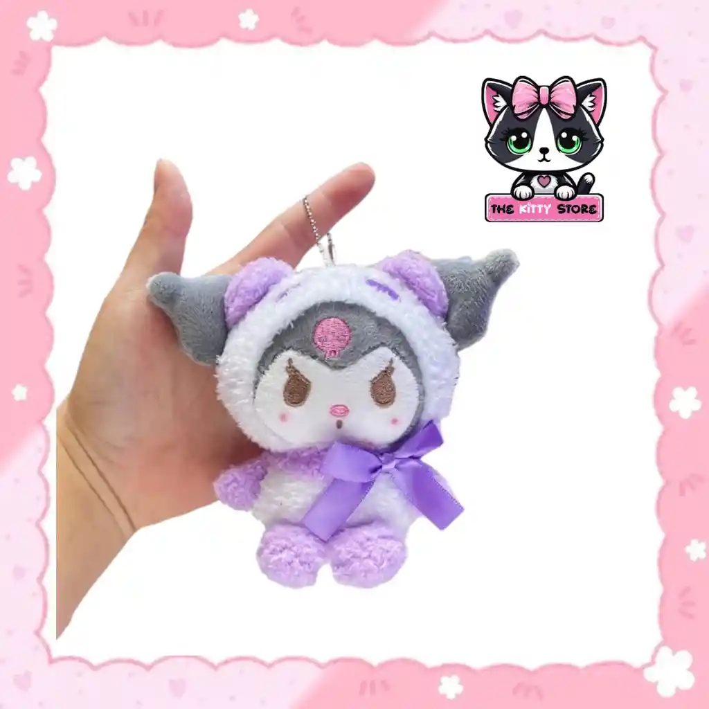 Llavero Peluche Kuromi.