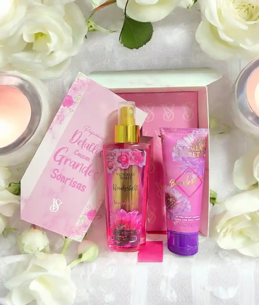 Estuche De Victoria´s Secret Splash + Crema + Tarjeta De 125 Ml