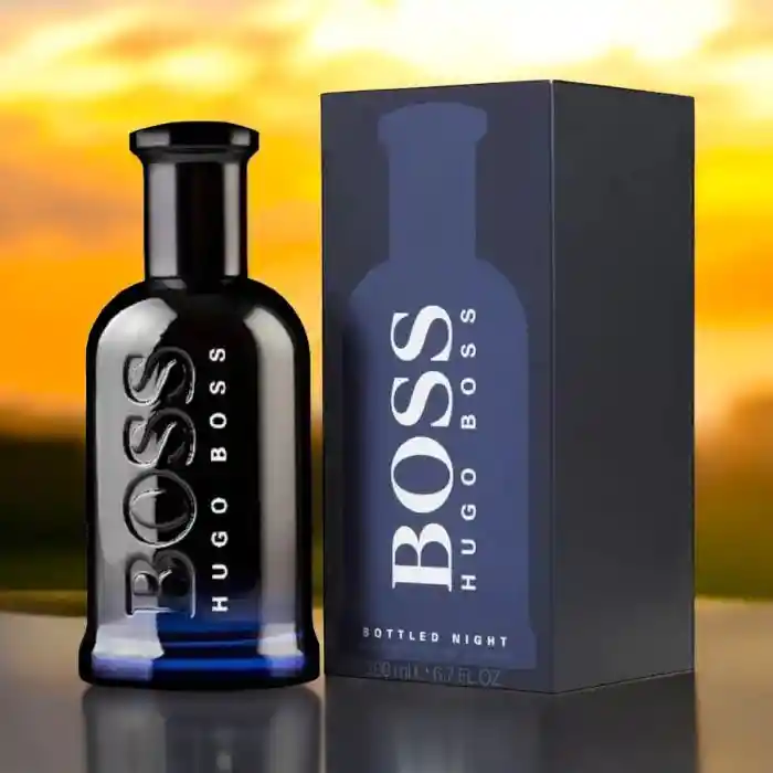 Perfume Hugo Boss Bottled Night Para Hombre X 200 Ml 100% Original