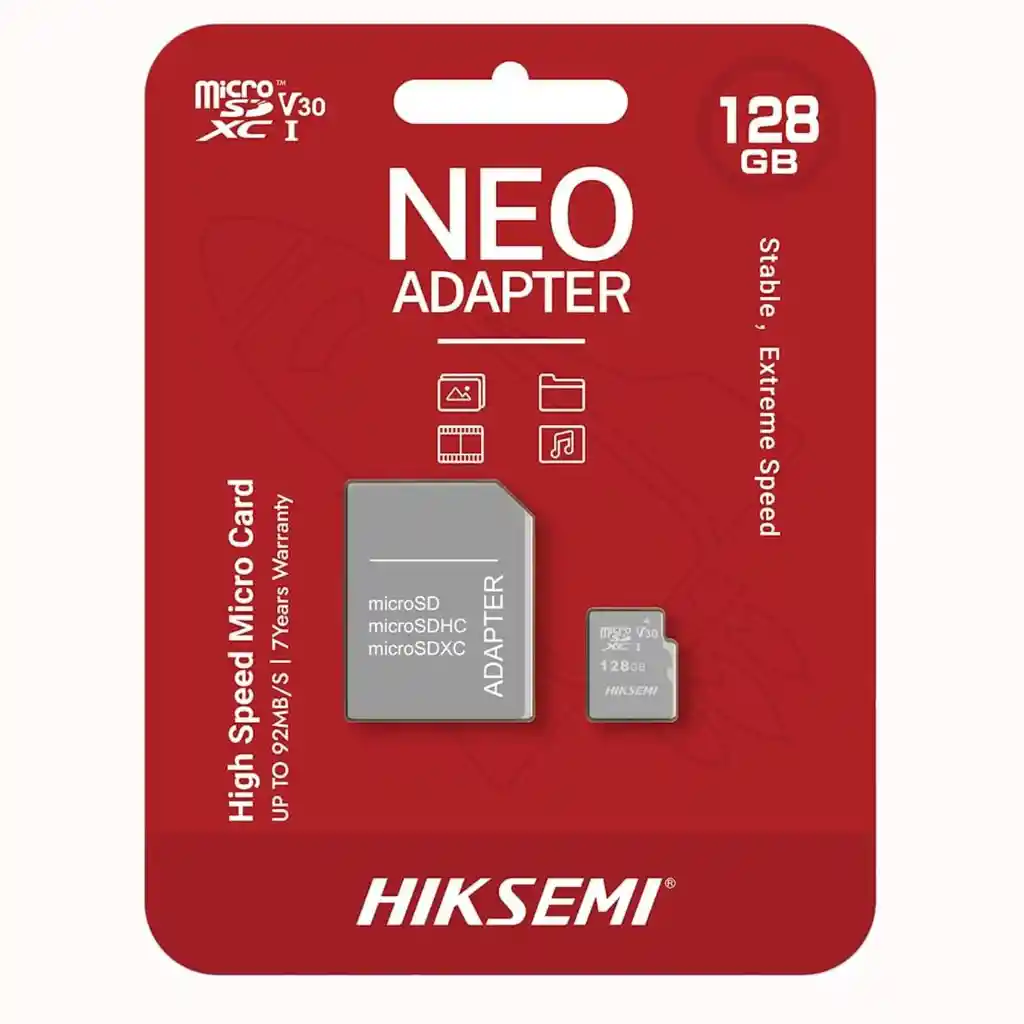 Memoria Micro Sd 128gb Hiksemi Neo Adapter Hs-tf-c1 + Adapt.