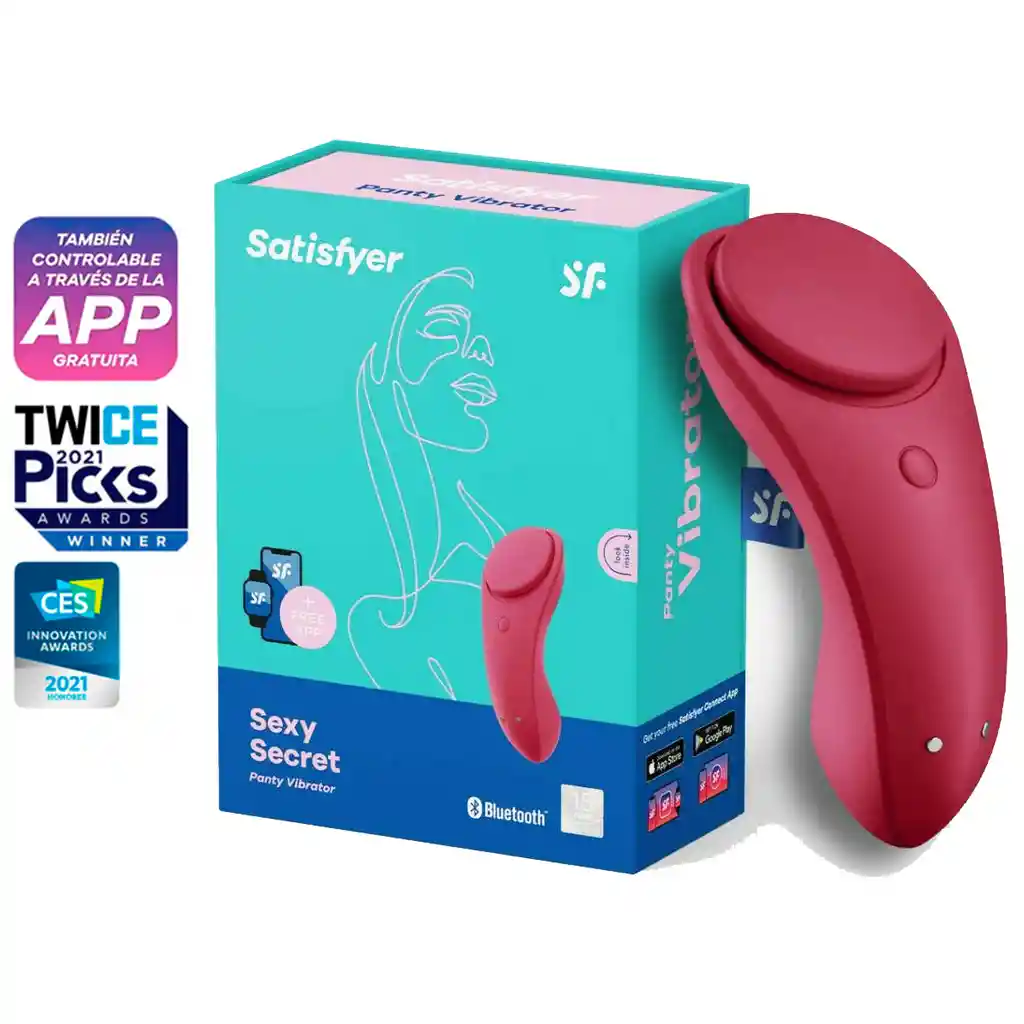 Satisfyer Sexy Secret + Obsequio Panty Vibrador Estimulador De Clitoris Premium