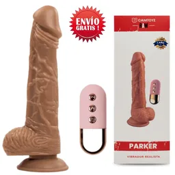 Dildo Vibrador Realista Parker Piel Camtoyz