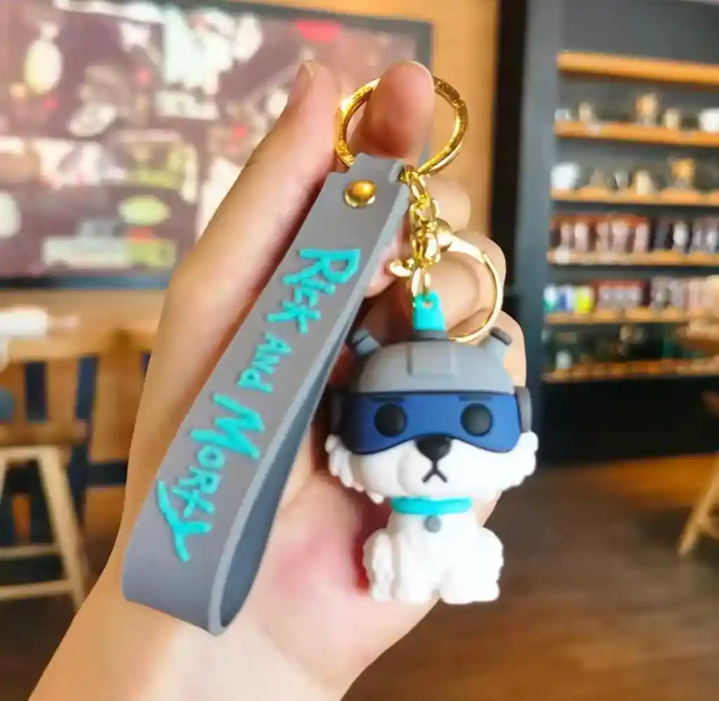 Llavero Rick Y Morty - Perro Snuggles