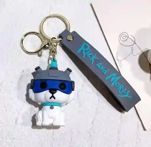 Llavero Rick Y Morty - Perro Snuggles