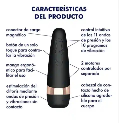 Satisfyer Pro 3+ Obsequio Incluido Vibrador Succionador Del Clítoris Air Pulse Stimulator Premium Quality