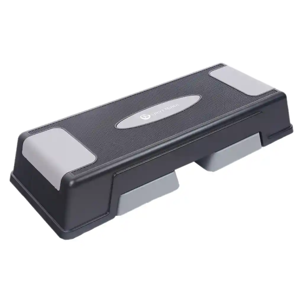 Banco Step 3 Niveles 3 Altura Escalón Gimnasio Ejercicios Gris Sc-84086