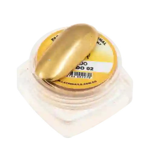 Efecto Espejo Dorado - Latin Nails