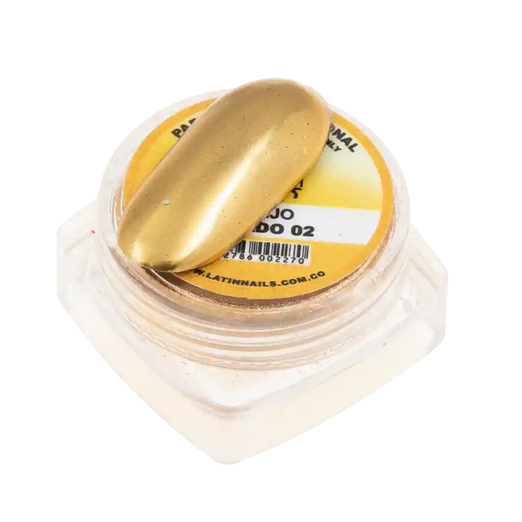 Efecto Espejo Dorado - Latin Nails