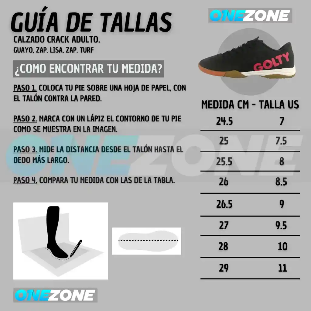 Zapatillas Golty Original Profesional Crack, Sintetica Talla: 9/ Negro-rojo