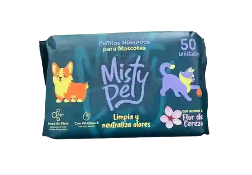 Pañitos Misty Pet 50 Unid