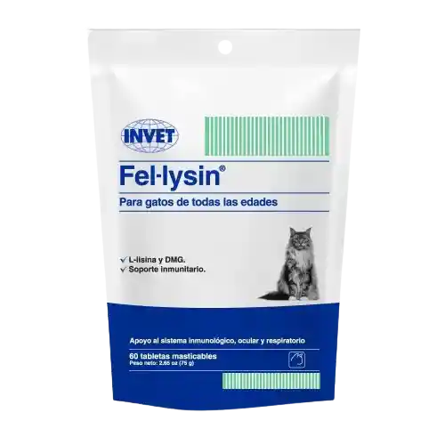 Fel-lysinx 60 Tabletas Masticables