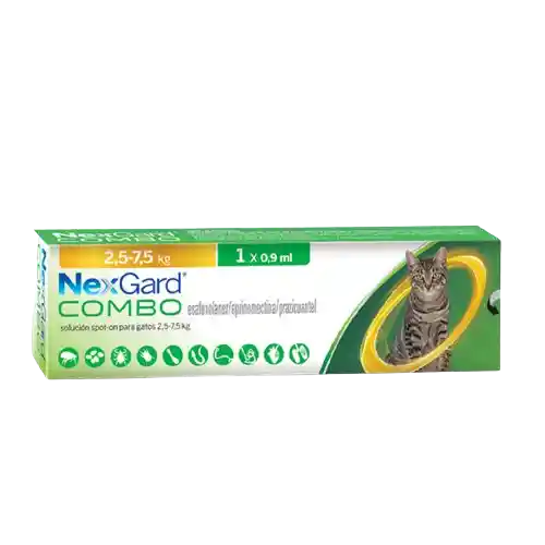 Nexgard Combo Gatos 2,5 A 7,5 Kg