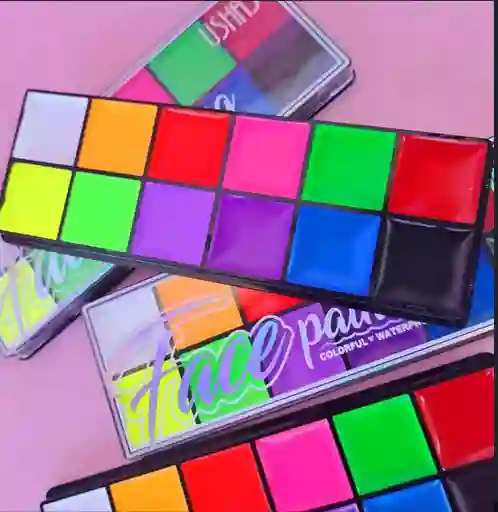 Paleta De Sombras Neon Ushas