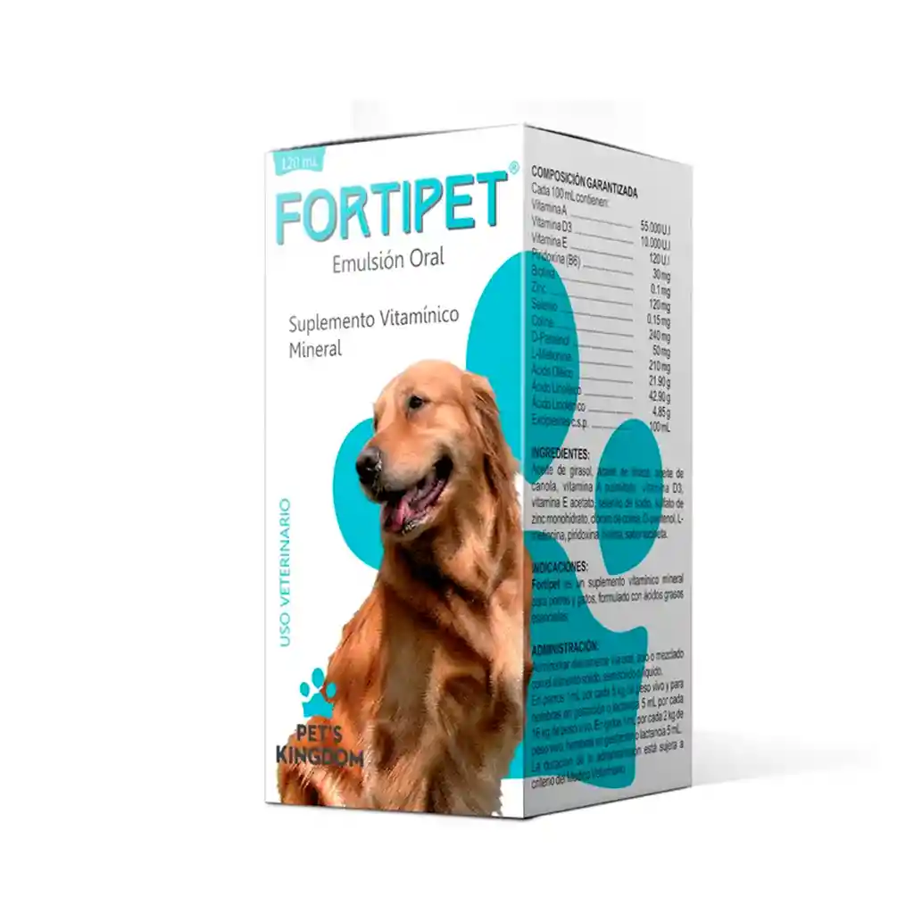 Suplemento Mixto Fortipet Fco 120 Ml