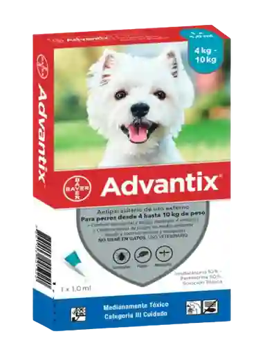 Advantix Perros 4 A 10 Kilos