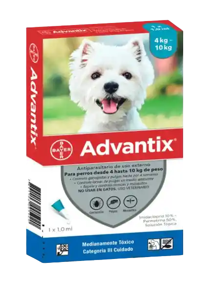 Advantix Perros 4 A 10 Kilos