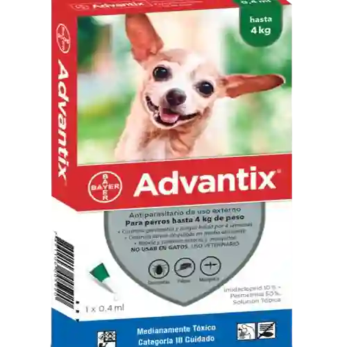 Advantix Perros Hasta 4 Kilos